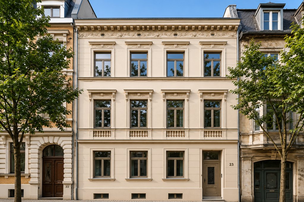 Saniertes Stadthaus in Halle (Saale) – Distone Baugesellschaft mbH